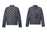 Take a closer look at the denim jacket (Image via LV)